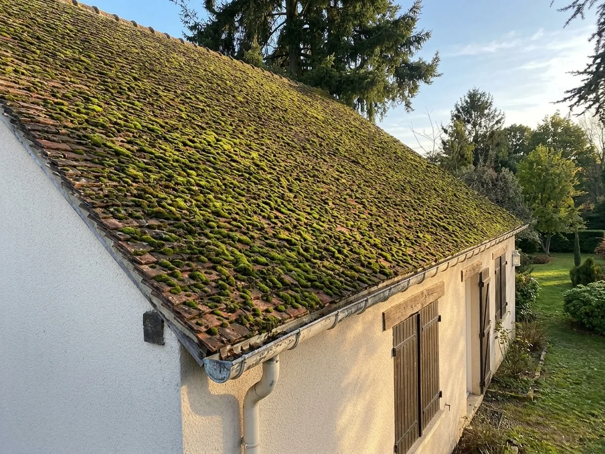 Démoussage de toiture à Moissy-Cramayel