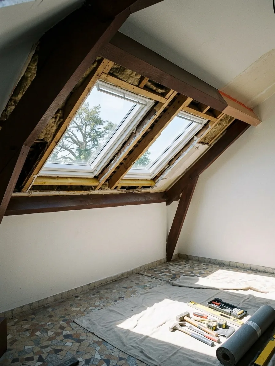 Installation de fenêtres de toit à Moissy-Cramayel