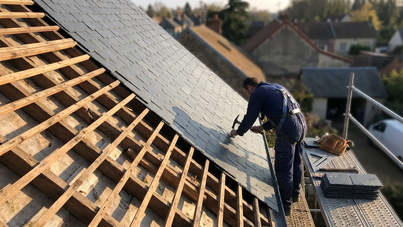 Réfection complète de toiture à Moissy-Cramayel